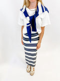 Gail Stripe Skirt