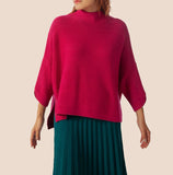 Boho Sweater, Fuschia