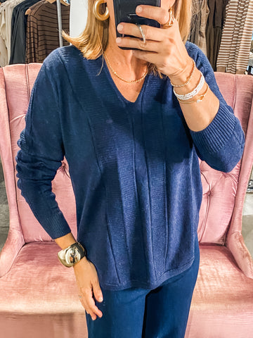 Plover Sweater, Navy