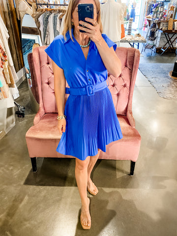 Rachel Pleated Dress