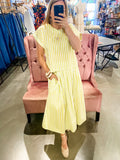 Lime Stripe Top