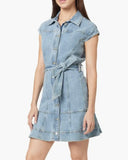 Paloma Belted Denim Dress