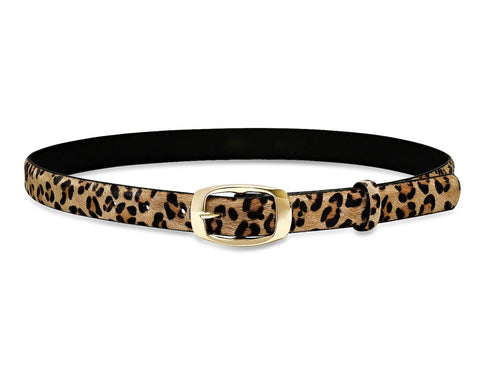 Mini Oakwood Belt, Leopard