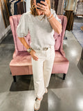 Chloe Sweater, Light Grey