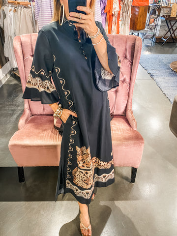 Como Midi Dress - Cheetah