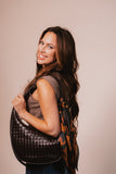 Deb Woven Shoulder Bag