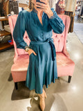 Sullivan Teal Dress