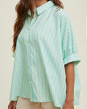 Stripe Minted Top