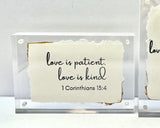 Bible Verse in Acrylic Frame