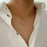 Love Bean Necklace, Gold
