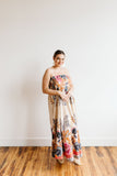 Louisa Floral Strapless Dress