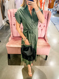 Olivia Pine Dress