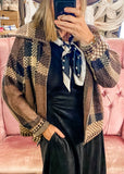 Cypress Plaid Cardigan