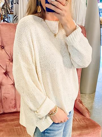 Marley Pullover, Ivory