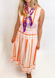 Hollis Scarf, Purple & Orange