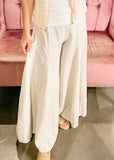 Lou Linen Palazzo Pant, Natural