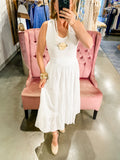 Darla Eyelet Skirt, White