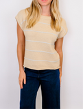 Sutton Pullover, Blue Stripe