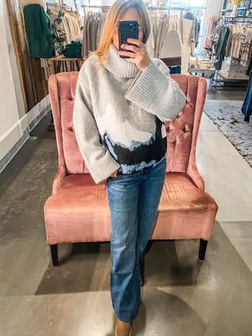 Go Take A Hike Sweater, Heather Grey