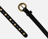 Chloe Studded Belt, Black