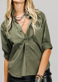 KMJ - Southern Lover Top, Olive