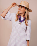 Lavender Stripe Dress
