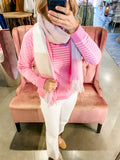 Cloud 9 Stripe Top, Pink