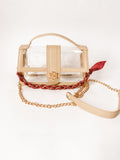 Grace Clear Bag, Nude