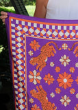 Hollis Scarf, Purple & Orange
