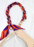 Serafina Scarf Purse Chain, Orange
