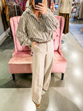 A-line Blouse With Sequins