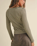 Francie Stripe Top