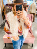 Afghan Faux Fur Gilet
