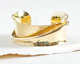 Gold Hammered Bangle