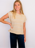 Sutton Pullover, Blue Stripe