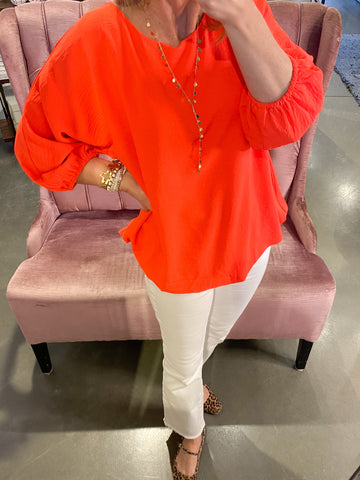 Wrendelle Top, Orange