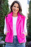 Plush Pink Vest