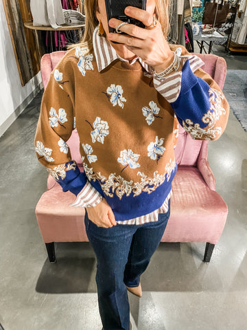 Fall Fleur Sweater