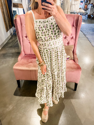 Julia Lace Trim Dress