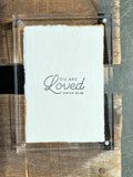 Bible Verse in Acrylic Frame
