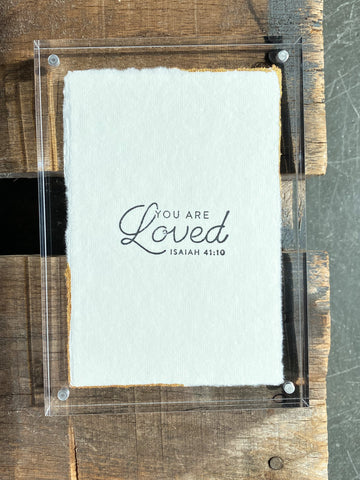 Bible Verse in Acrylic Frame