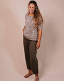 Cassie Animal Print Top