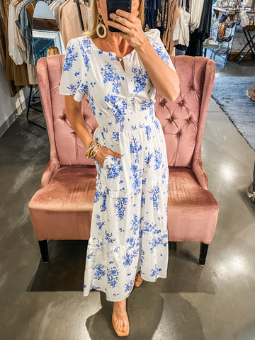 Palmer Poplin Midi Dress