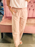 Shaney Drawstring Pant, Ballet Pink