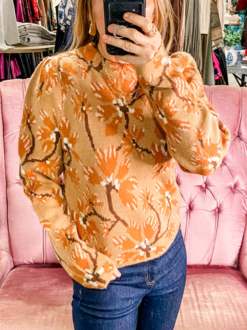 Autumn Floral Sweater