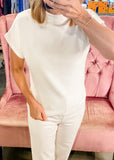 Margot Mock Neck Top