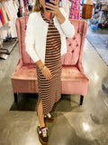 Gameday Stella Stripe Midi Dress