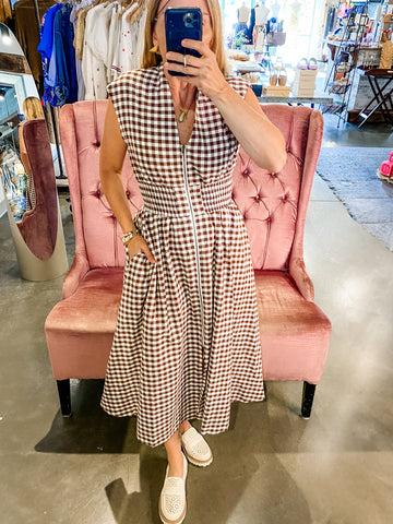 Gwen Gingham Dress