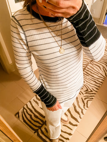 Stormy Stripe Top