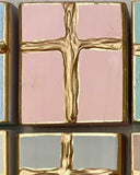 4 x 4 Gold Cross Art, 3 Colors
